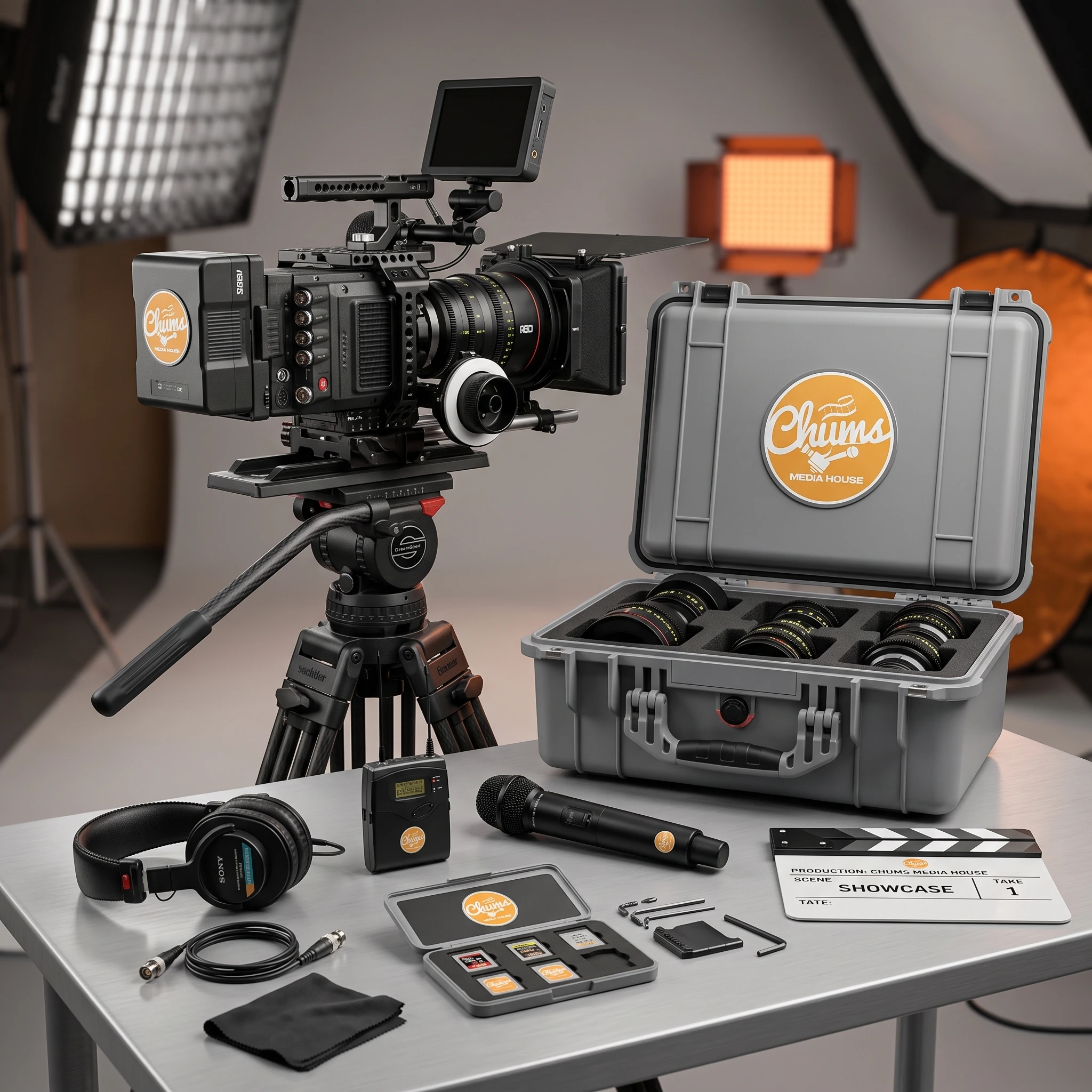 Chums Media House production equipment