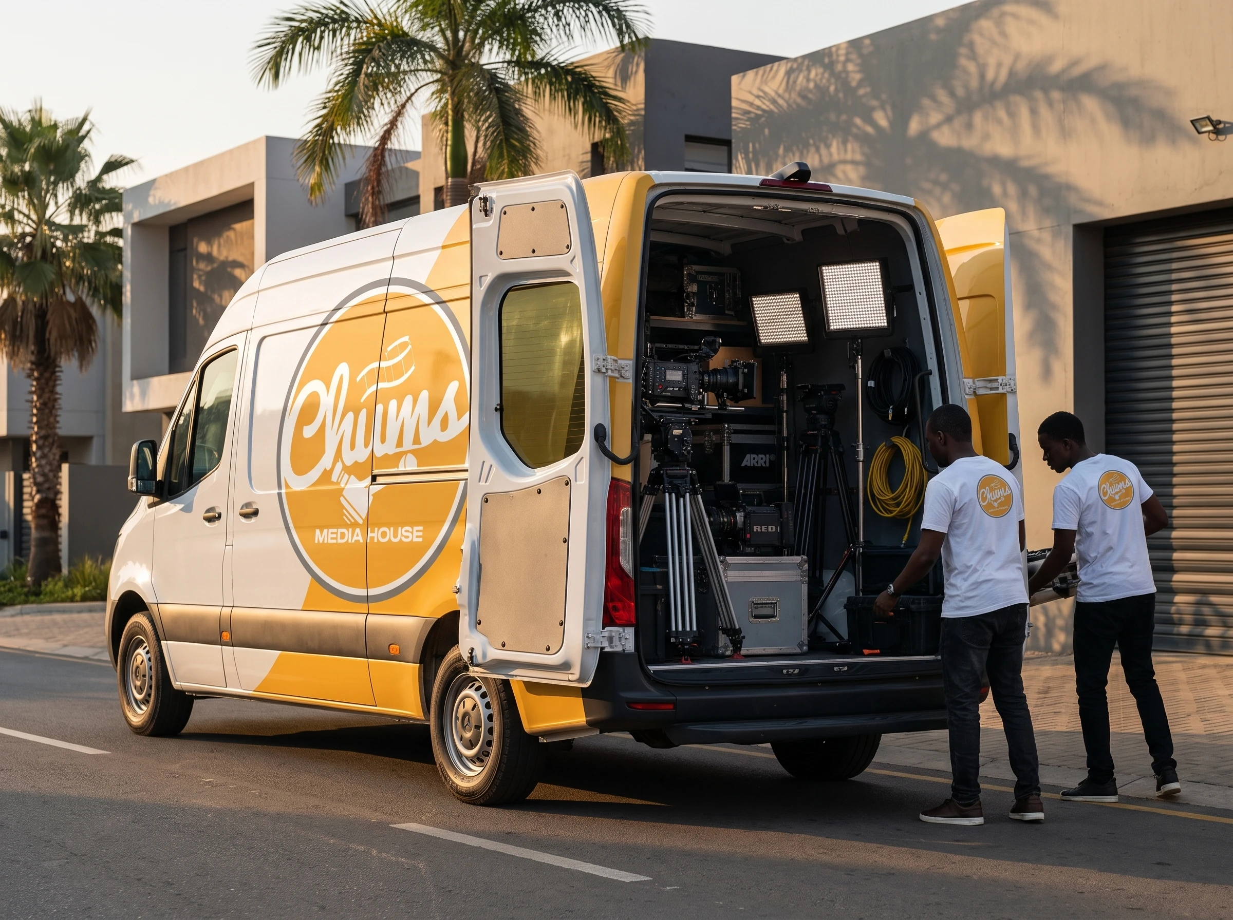 Chums Media House production van