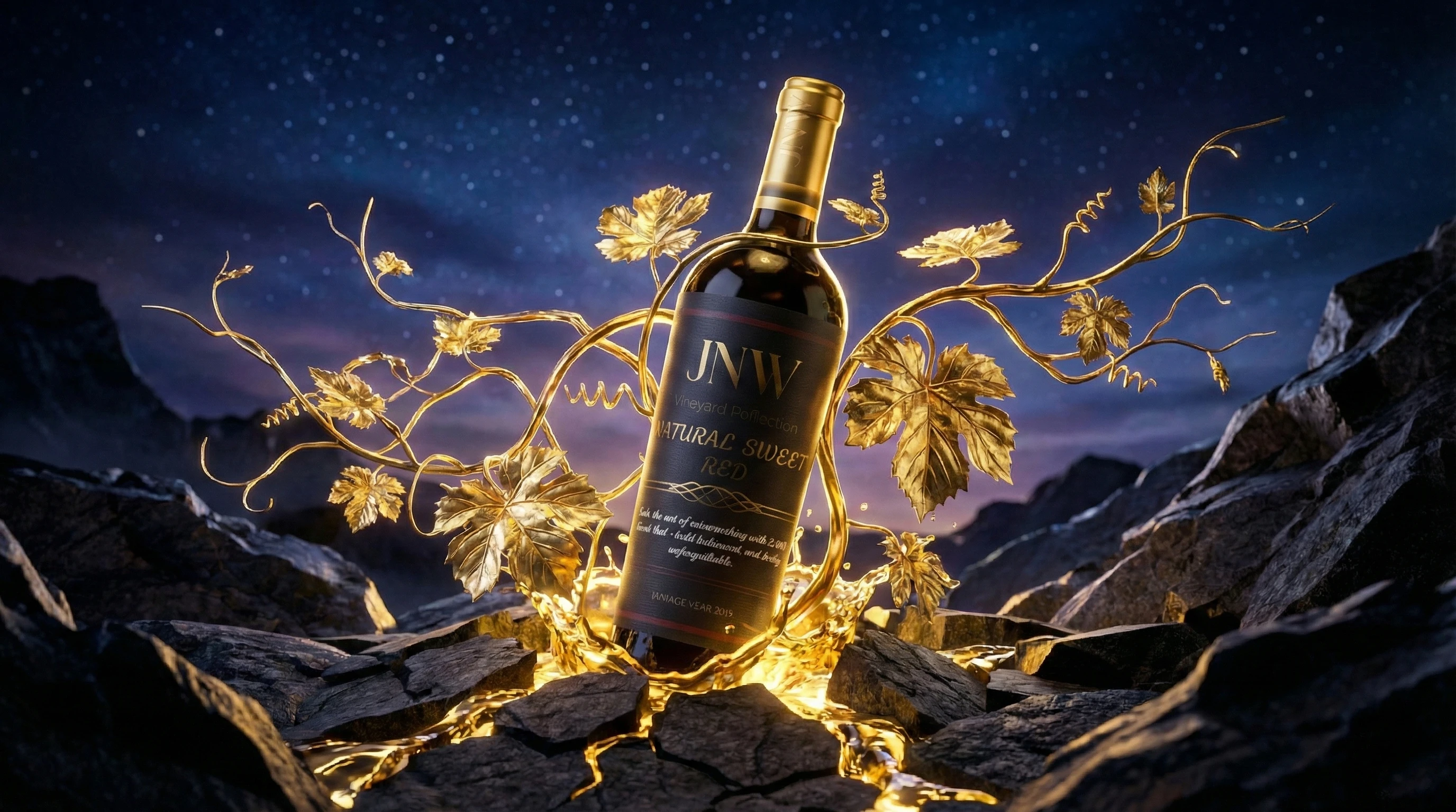 JNW Wines box packaging